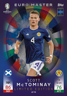 Scott McTominay Scotland Topps Match Attax EURO 2024 Euro Master Limited Edition #LE16